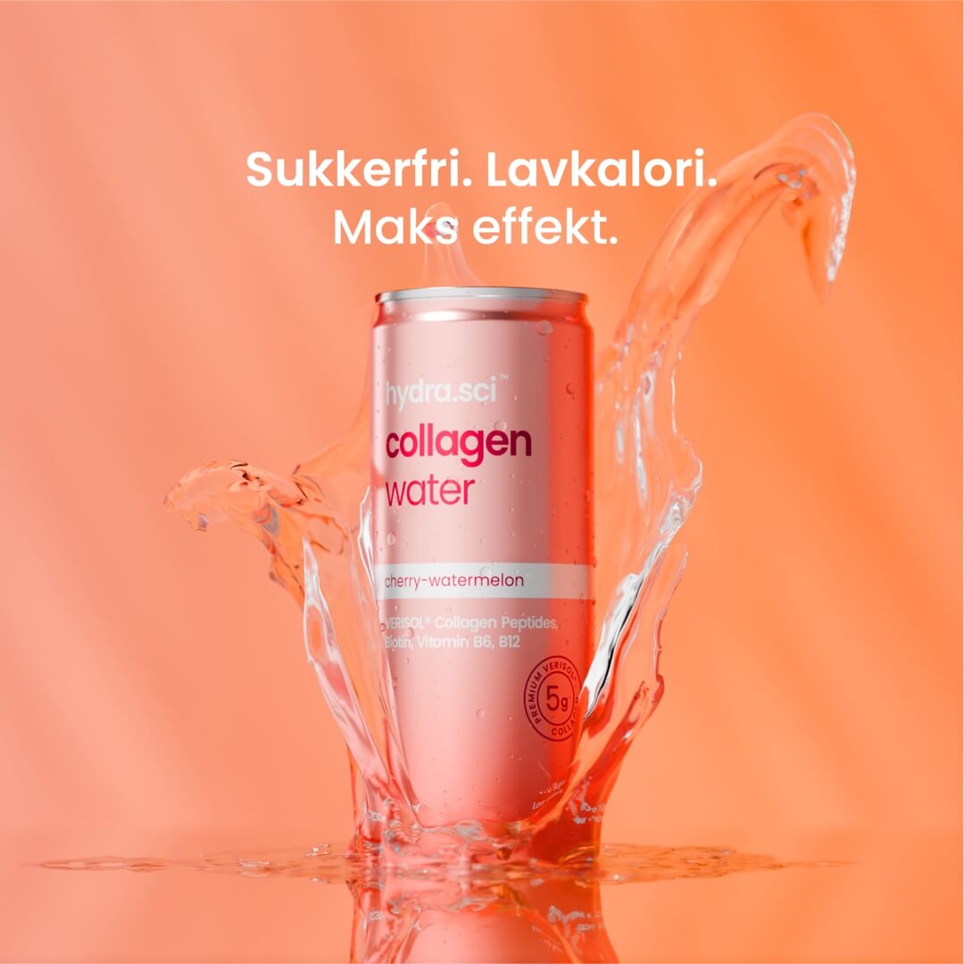 Hydra.sci er det perfekte kollagentilskuddet – smakfullt, sukkerfritt og lavkalori. Inneholder 5g premium VERISOL® kollagen for maksimal effekt.